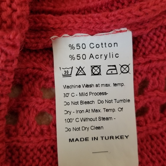 Milan Kiss Open Stich Cardigan Women Size L - Picture 6 of 15